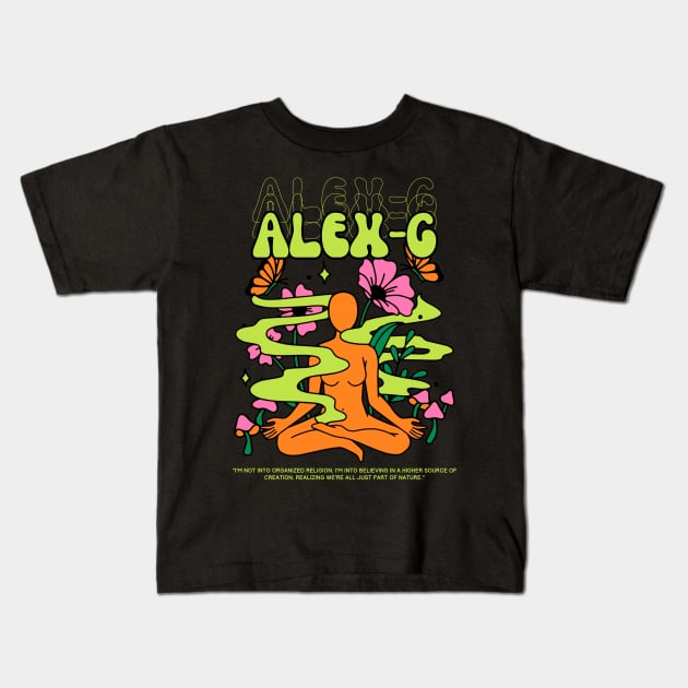 Alex G // Yoga Kids T-Shirt by Mamamiyah